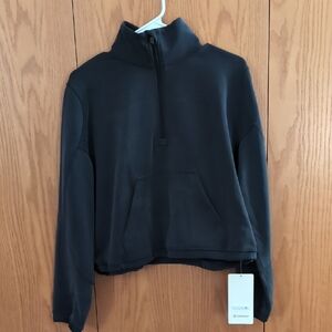 lululemon athletica Black Half-Zip Top